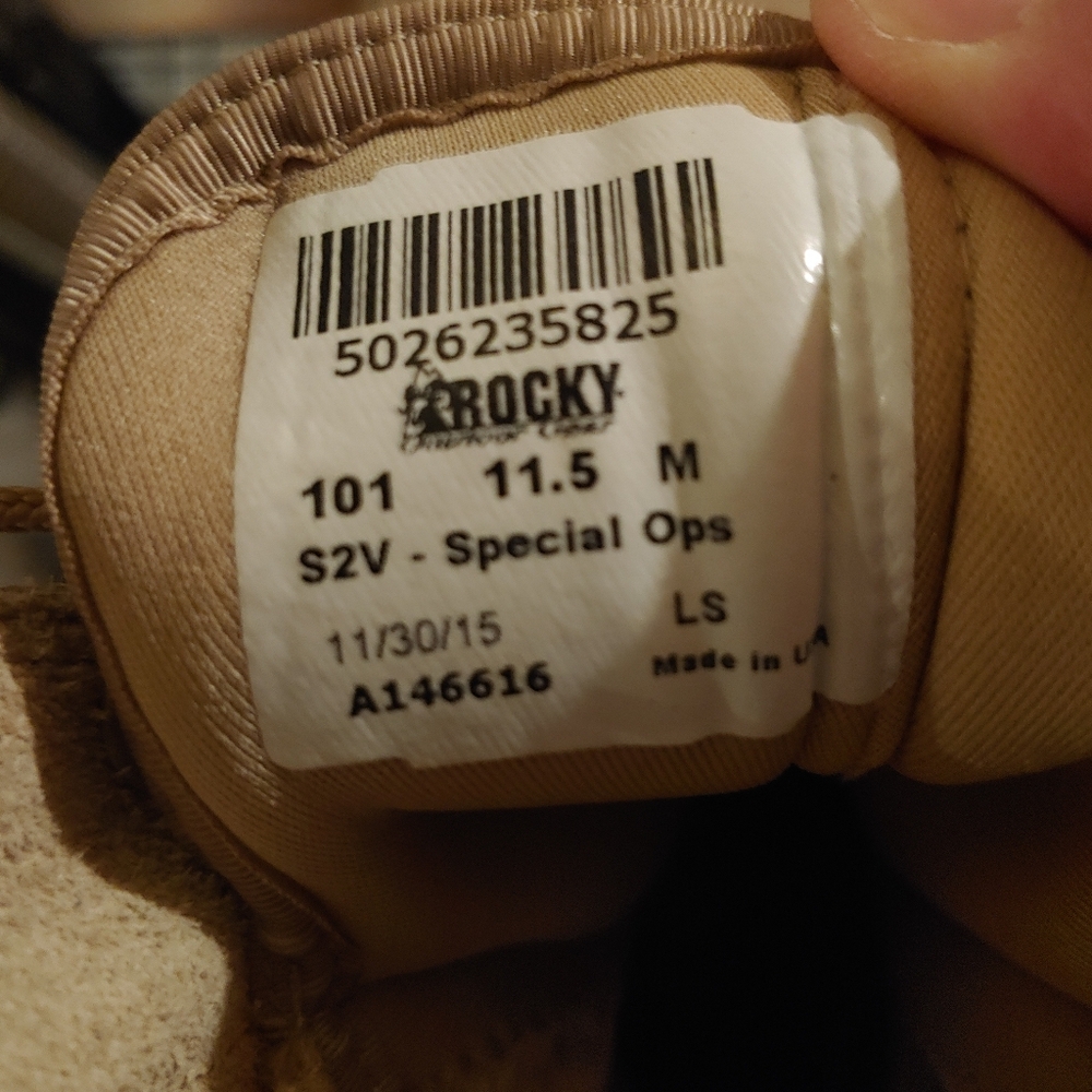 Rocky SV2 Special ops military boots